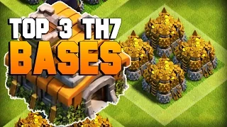 Clash of Clans | TOP 3 TH7 Farming Base 2016 | CoC BEST Town Hall 7 Defense [TH7 2016]