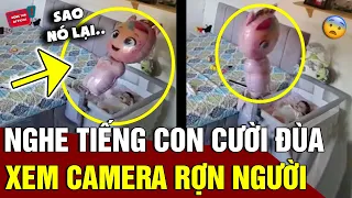 Xem lại đoạn camera, người mẹ 'RỢN NGƯỜI' khi thấy 'BÓNG BAY MA ÁM' chơi cùng con mình | Động Tiin