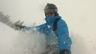 Epic Powder Day HD | Snowbasin AND Solitude Resorts | Snowboard Utah