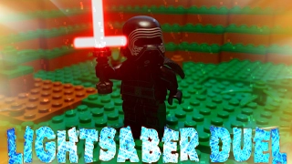 Kylo Ren VS Darth Vader - LEGO Star Wars Stop Motion Lightsaber Duel