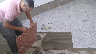 como colocar piso em diagonal