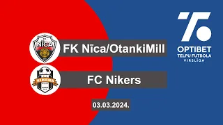 FK Nīca/OtankiMill - FC Nikers [Optibet telpu futbola virslīga 23/24 Highlights]