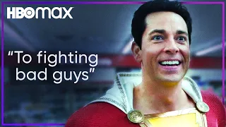 Shazam! | Shazam Discovers His Superpowers | HBO Max