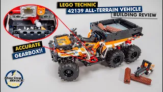 Finally, an accurate Technic gearbox! LEGO 42139 ATV detailed building review