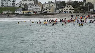 'NEW YEARS DAY' Dip, Port Erin, I.O.M.