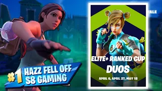 🔴Fortnite Duos Elite + Ranked Cup! [LIVE]