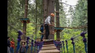 Parcul de escaladă de la Durău și-a deschis porțile