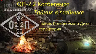 ОП-2.2 биорадар - Кот бегемот - снайпер Фенрир - тайник в тайнике