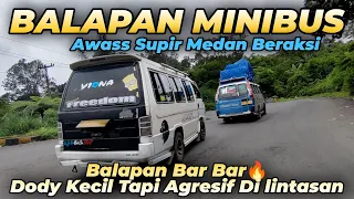 Balapan Bar Bar MiniBus L300 || Supir Medan Beraksi 🔥