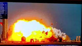 SpaceX Starship SN9 Landing Explosion, 10 minutes compilation