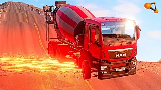 Dangerous Driving🚚🚒🚕truck and Car🚗 Crashes game 4k logitech rally bar BeamNG Drive gameplay_ gamer#8