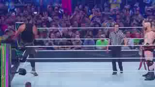 Braun stroveman & nicholas vs the bar wrestlemania 34