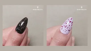 Glitter Top Coat Color Swatches I BORN PRETTY