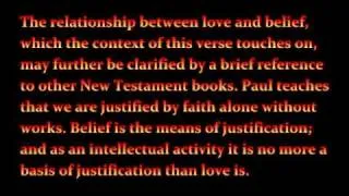 The Relationship Between Love and Belief, by Gordon H Clark