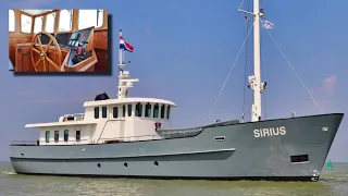 €1.1M STEEL Trawler Yacht FOR SALE (5,000 NM Range) M/Y 'Sirius'