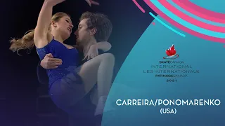 Carreira/Ponomarenko (USA) | Ice Dance FD | Skate Canada International 2021 | #GPFigure