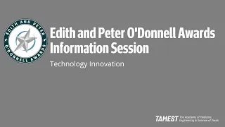 Edith and Peter O'Donnell Awards Information Session: Technology Innovation