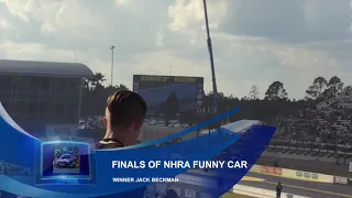 2018 NHRA Gatornationals Finals in All Pro Classes!!