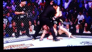 Khabib chokes McGregor Jumps in crowd to attack dillion danis