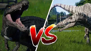 Динозавры БАРИОНИКС против ЗУХОМИМА Jurassic World Evolution