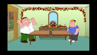 Family Guy S.18: Peter puts extra leaf in the dining table