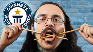 This Man Has 14 Face Tunnels - Guinness World Records