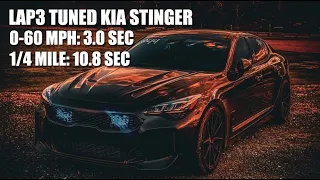 THE FASTEST STOCK TURBO KIA STINGER GT IN THE WORLD - DRAGY VERIFIED!