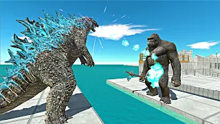 King of the Monster | Godzilla 2021 vs King Kong - Animal Revolt Battle Simulator