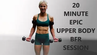 20 MINUTE UPPER BODY BLOOD FLOW RESTRICTION (BFR ) - Climbing Specific Training Session