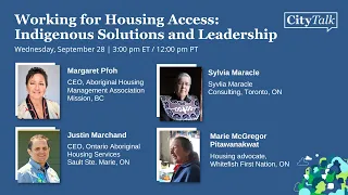 CityTalk - Indigenous Housing Leadership