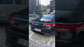 Mercedes Benz S65 AMG coupe exhaust sound .