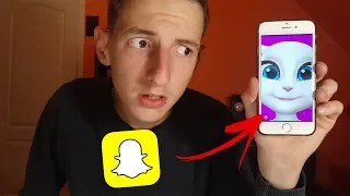 NE JAMAIS PARLER à TALKING ANGELA à 3H DU MATIN sur SNAPCHAT !