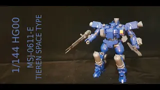 Gundam Plastic Model :  1/144 HG00 | Tieren Space Type | MSJ-0611-E Fast Build (Snap Build)