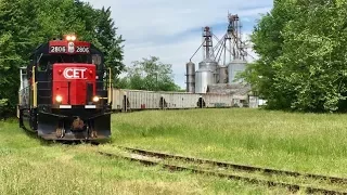 Cincinnati East Terminal Ry Live Action!  Shunting Historic Ohio Shortline Railroad!  CCET