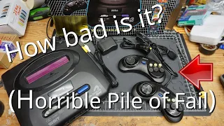 Sega Mega Drive 2 Clone Teardown and Gameplay Review - Is it total junk?