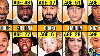 AGE Comparison: Famous Rappers And Their FIRST Son/Daughter