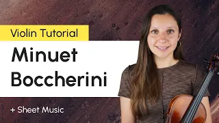 Minuet Boccherini Violin Lesson | Sheet Music