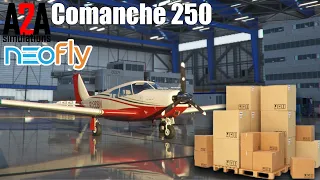 ⁴ᴷ⁶⁰ FLIGHT SIMULATOR: Transport of boxes. | A2A Comanche 250 | NeoFly