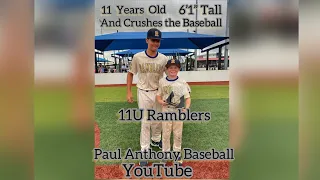 6-ft-Tall 11-Year-Old can Crush the Baseball