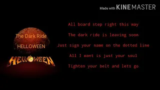 Hellowen- The Dark ride(Lyric)