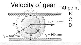 Dynamics | Velocity of Double gear | Applied mechanics 2