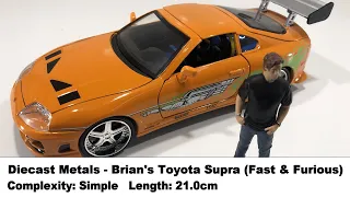 Full Build Video - Brian's Toyota Supra (Fast & Furious) - DieCast Metals