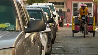 French Quarter illegal parking in New Orleans