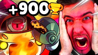 MEGA RAGE PUSH! 🤬 900 TROPHY PEARL! 😱 | Brawl Stars