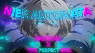 NIER AUTOMATA ANIME | Babydoll X the Perfect Girl  | [Edit/AMV] | 4K |