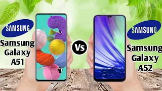 Samsung Galaxy A51 Vs Samsung Galaxy A52