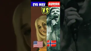 Ava Max(🇺🇲) Vs Aurora(🇳🇴)  Comment Who Better Singer? #shorts