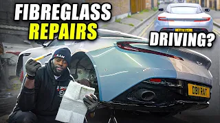 Rebuilding a wrecked 2017 ASTON MARTIN DB11 - PART 4