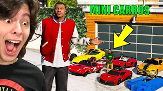 COLECIONANDO CARROS PARA CRIANÇAS NO GTA 5!! (Mini Carros)