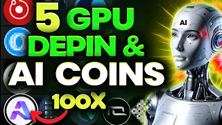 🔥THESE DePIN GPU & AI Altcoin Will Be Bigger Than BITCOIN In 2024?! Low Cap * TINY * AI CRYPTO COINS